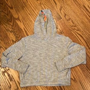 Athleta 8-10 girls hoodie gray sweatshirt
